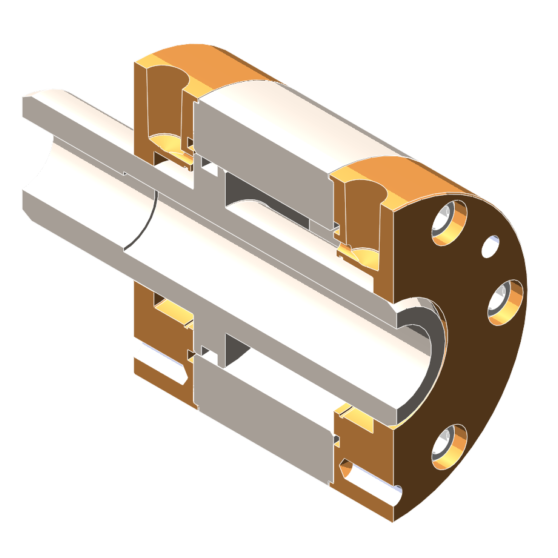 通螺纹双作用双端 – 125 系列液压