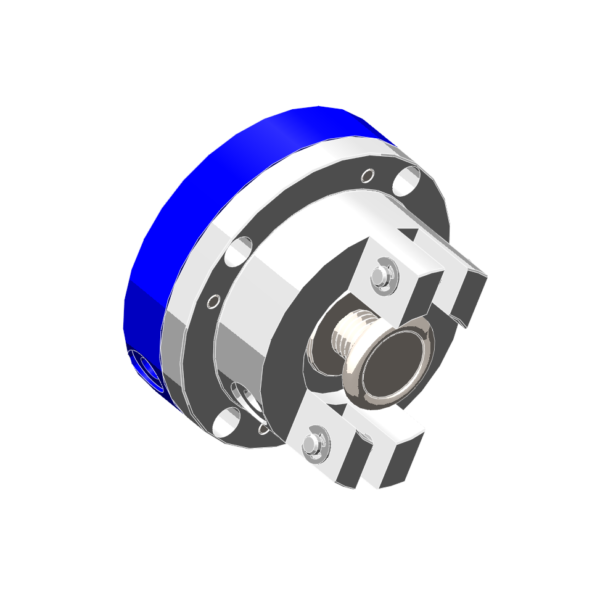 无指气动夹持器的双指装置